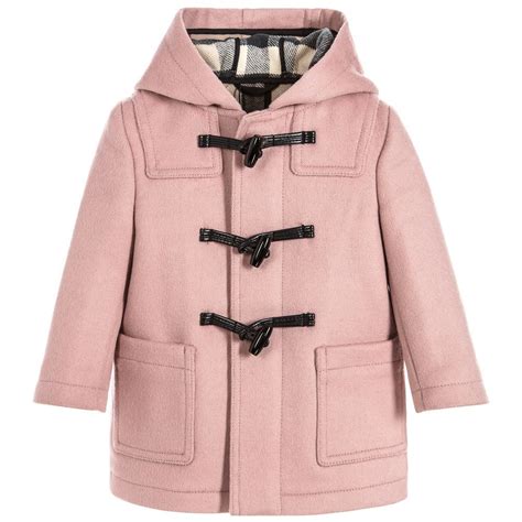 burberry coat pink|burberry duffle coat women's.